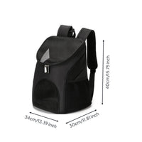 Foldable Pet Backpack Breathable Feline Backpack Carrier Easy to Clean