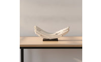 Arched Sculpture with Base Modern Tabletop Sculpture Abstract for Living Room