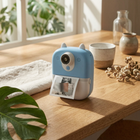 Kids Instant Camera Portable Twin Lens Print Camera Thermal Printing for Gift