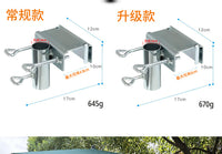 Portable Cold-Rolled Steel Umbrella Stand Clamp for Market Stalls and Tricycles