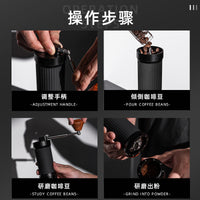 跨境折叠手摇磨豆机咖啡研磨机手磨硅胶手冲意式手动咖啡机厂家
