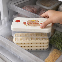 Capybara Press Ice Cube Tray Silicone Mold Easy Release Quick Freeze Home Mini Ice Maker