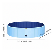 Leakproof foldable PVC pet pool
