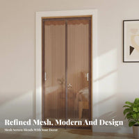 attracting Closure Door screen Handsunrestricted Entry automatic fastening Door screen for Patio, Deck