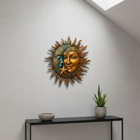 Celestial Metal Wall Art Indoor Outdoor Celestial Wall Hanging for Living Room