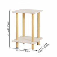 Water Dispenser Simple to Assemble Assembly Water Chiller Table Sturdy 2-Tier Side Table for Living Room