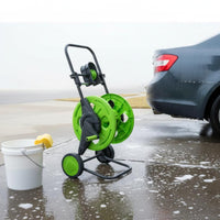 Push Hose Reel Carrier Triangular Base Outdoor Storage ABS Plastic for Yard