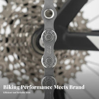 Multi-Speed Bike Chain Effortless Shifting Mountain Bike Chain Wear-Resistant High Tensile Strength for Cyclists