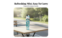 Spray Water Bottle Shield Cap Insulated Spray Bottle Drinkware Carrying Handle