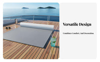 Marine Deck Water-Resistant Mat Resistant EVA Boat Flooring Easy to Clean Fishing Boat Deck Pad for Anglers, Yacht