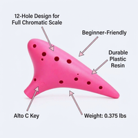 12 Hole Alto Ocarina Beginner, Easy to Play Alto Ocarina, Ergonomic Alto Ocarina Gift, Hobbyist Musi - Image 6