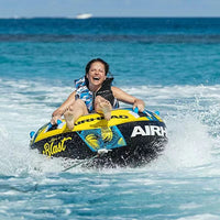 Inflatable Towable Water Tube for Adults, Single or Double, Thickened PVC, US Standard
