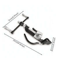 Strapping Tool with Cutting  Screw-Type Steel Strapping Tool Anti-Slip for Warehouses, Workshops