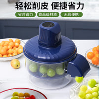 跨境爆款家用商用果蔬去皮器葡萄剥皮机电动奶茶水果店专用去皮机