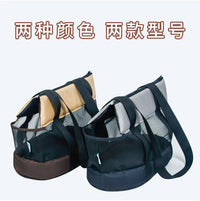 厂家批发 春夏外出便携单肩宠物包手提包可折叠网纱狗包猫咪包