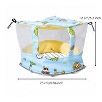 Hanging Bird Nest Soft Bird Nest with Metal Hooks Safe for Pet Cage, Small Birds
