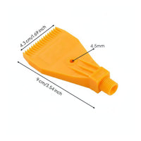 Long-Lasting ABS Plastic Duckbill Air Nozzle High Force Airflow Flat Jet Blower Nozzle Easy Installation for Product Cooling