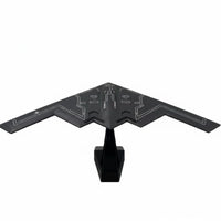 Retractable Landing Gear B-2 Phantom Stealth Aircraft Model Highly Detailed 1:200 B-2 Aircraft Model Aircraft Model for Collectors, Aviation Enthusiasts History Buffs, Desk Decoration, Office, Bookshelf