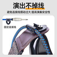 吉他背带防脱扣民谣电吉他双锁防脱背带扣贝斯木吉他免打孔锁扣