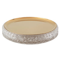 Tray with Mirrored Top Sparkling Mirrored Tray Versatile for Weddings