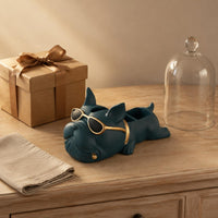 Canine Tissue Box Multifunctional Canine Statue Tray Cute Home Decor for Coffee Table