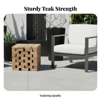 cumulusShaped End Table Weather Resistant Exteriordoor Furnishing Modern Design Space Saving for Guesthouse Owners, Garden