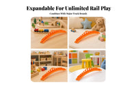 Interlocking Curved Ramp Track Plastic Arched Track Extension