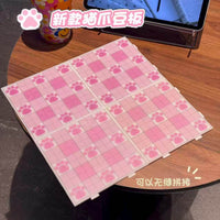 粉色猫爪拼豆板长钉画线款52钉可拼接2.6mm拼豆板手工益智耐高温