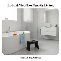 Stackable Short Stool adaptable Small Seating Lightweight for Living Room