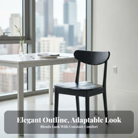 Potato Chip Chair Nordic aesthetic Seating Furniture Minimalist Design adaptable Use for Adults, Home Office