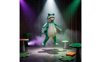 Battery-Powered Inflatable Frog Costume Quick Inflation Frog Cosplay Suit Lightweight for Party