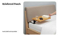 foldable Bedside Tray Space-Saving Storage Rack no-tools-required installation for Small areas