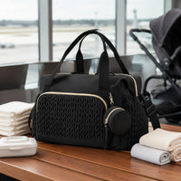 Baby Bag with Pacifier Case Detachable Shoulder Strap Maternity Hospital Bag