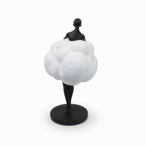 Abstract Female Figurine Handmade Abstract Woman Sculpture Zen for Coffee Table
