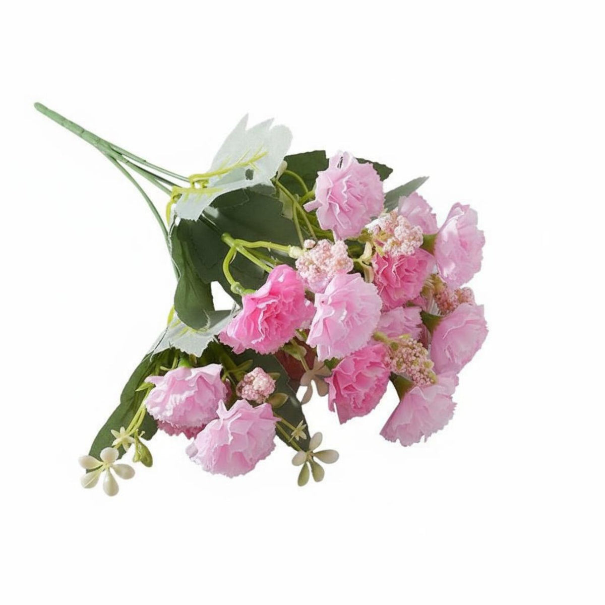 Korean Design Carnation Spray Realistic Appearance Artificial Carnation Spray