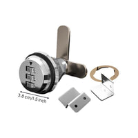 Keyless zinc alloy double door lock