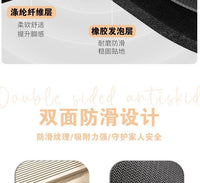 卡通浴室洗澡硅藻泥软垫卫生间吸水防滑脚垫可爱速干地垫卫浴家用 40cm×60cm【瞬间吸水】 GZN-歪头伸懒腰小猫