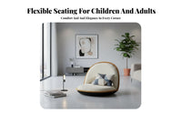 Floral-ShapedShaped Lounger Adjustable Backrest Tatami Seat Lightweight Design