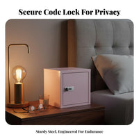 Mini Metal Locker Compact Design Desktop Storage Locker Ready to Use for Bedroom