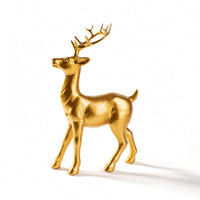 Deer Figurine Tabletop Animal Statue Sculpted for Beverage Cabinet