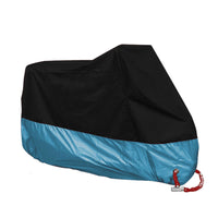 Full-Coverage Motorcycle Cover Tear-Resistant Motorcycle Cover with Strap Heavy-Duty for Motorcyclists, Riders