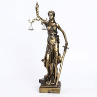 Themis Goddess of Justice Statue, Classical Resin Sculpture