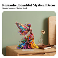 Butterfly Fairy Sign Clean-Cut Edges Home Decor Flat