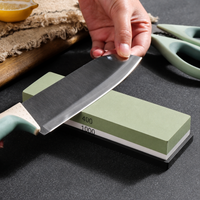 Knife Sharpener Whetstone Ceramic Double-Sided Sharpener Home Use Compatible with Professional Chefs
