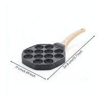 Takoyaki Pan Nonstick Cookware Speckled for Home Kitchen