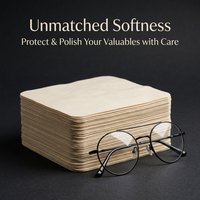 Microfiber Cleaning Cloths for Eyeglasses and Camera Lens, Reusable Suede Texture Wiping for Screens and Jewelry, Mixed Colors