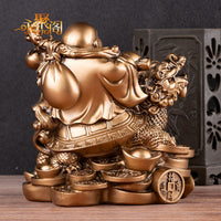 Resin Maitreya Buddha Statue Ornament for Home Decor