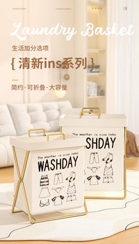 Laundry Basket, Dirty Clothes Storage Basket, Foldable Laundry Basket, High Appearance Clothes Basket