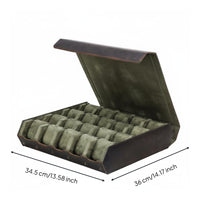 20 Slot Watch Case Dustproof Storage Shockproof for Travel