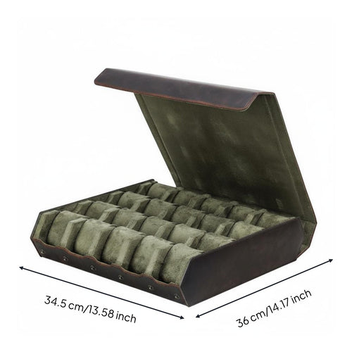 20 Slot Watch Case Dustproof Storage Shockproof for Travel
